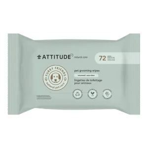 Attitude - Furry Friends Deodorizing Pet Grooming Wipes Unscented