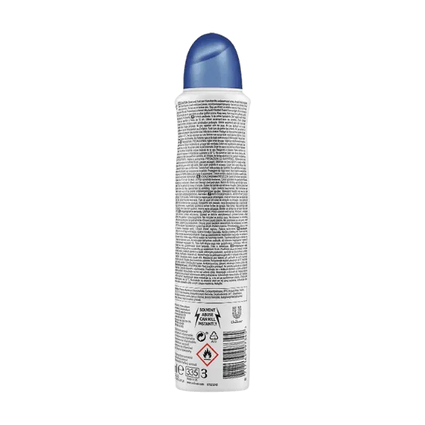 Dove 48H Original Deodorant Spray For Women 0% Alcohol 250ml
