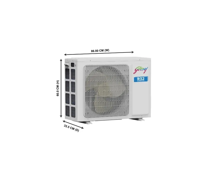 Godrej SFC 18STC3-WYP 1.5 Ton 3 Star Fixed Speed Split AC (2025 Model, Copper Condenser, Anti-Dust & Anti-Viral Filter, White)