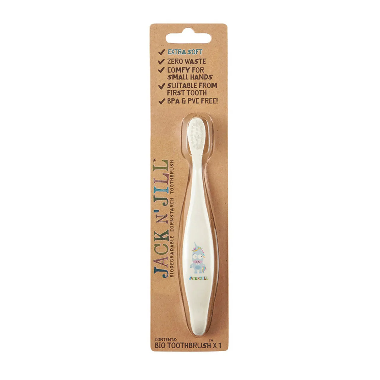 Jack N Jill Bio Brush- Unicorn