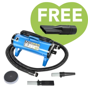 K-9 II Blow Dryer Variable Speed with Free Water Peeler Attachment by Electric Cleaner