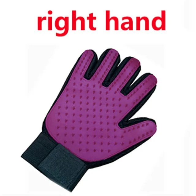 Pet Grooming Hair Removing Brush Gloves