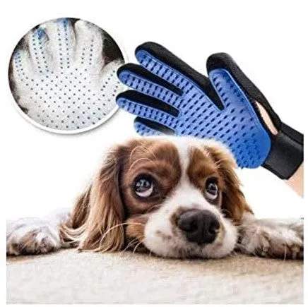 Pet Grooming Hair Removing Brush Gloves