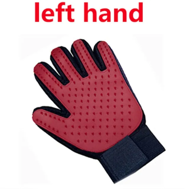 Pet Grooming Hair Removing Brush Gloves