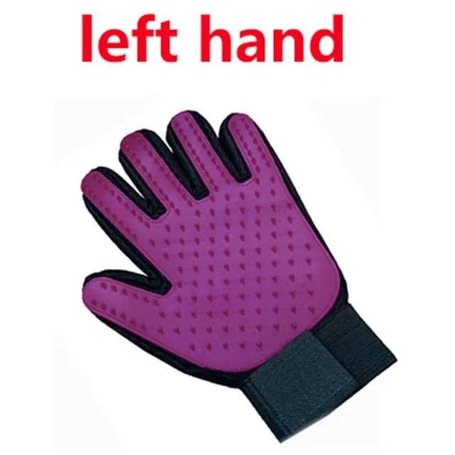 Pet Grooming Hair Removing Brush Gloves