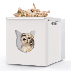 Portable Folding Automatic Pet Dryer Box for Cage Dogs, Cats, Rabbits