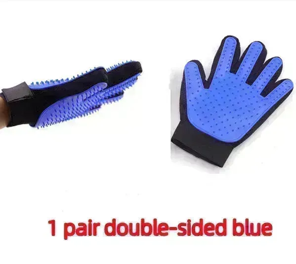 Silicone Pet Hair Removal Glove Comb Pet Grooming Gloves Brush