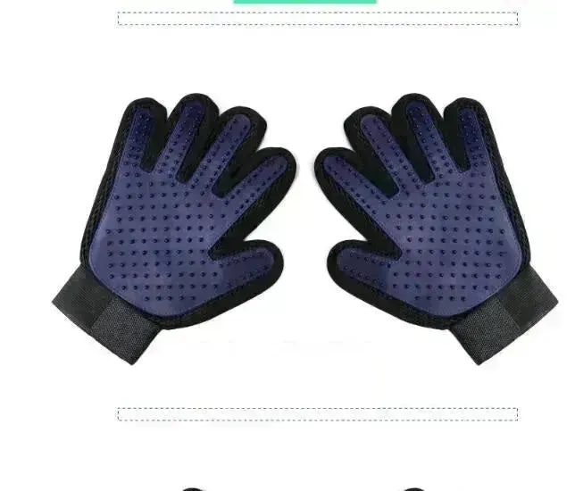 Silicone Pet Hair Removal Glove Comb Pet Grooming Gloves Brush