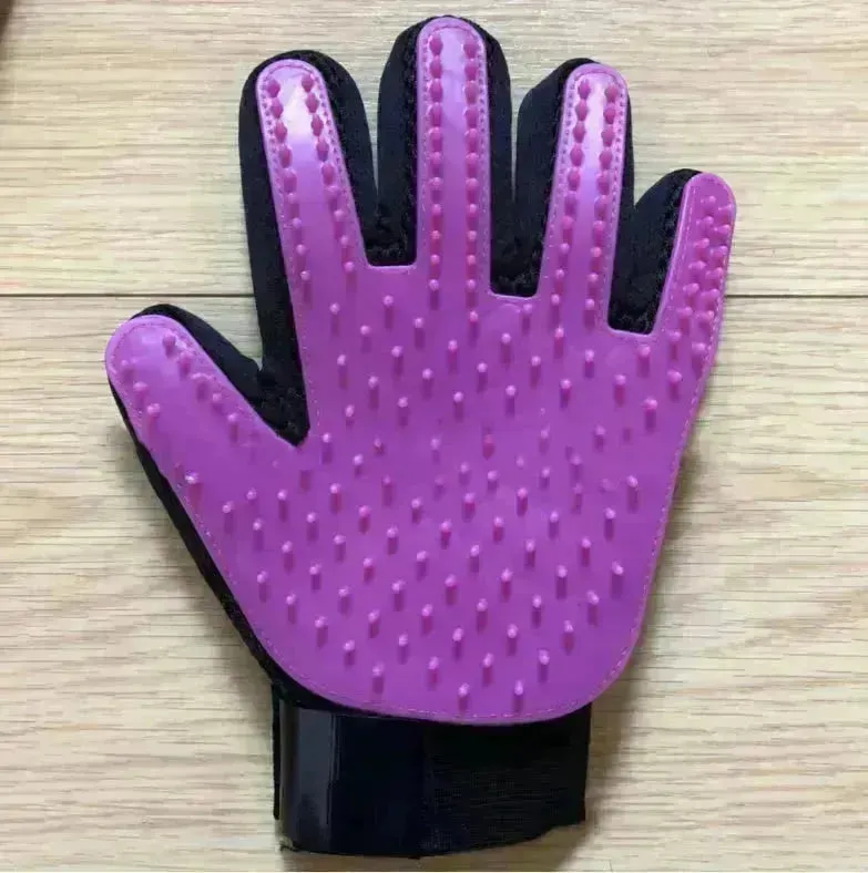 Silicone Pet Hair Removal Glove Comb Pet Grooming Gloves Brush