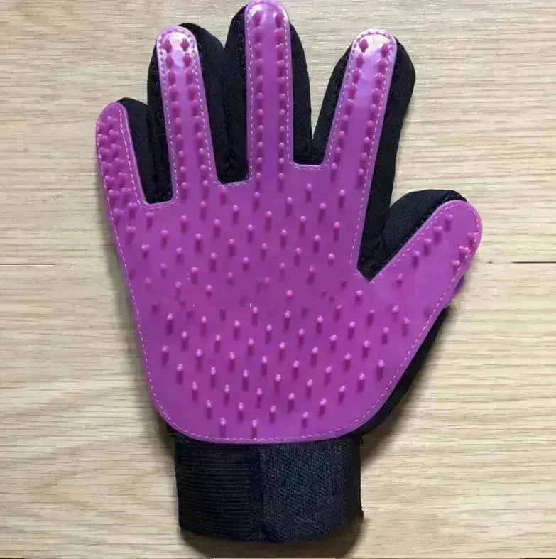 Silicone Pet Hair Removal Glove Comb Pet Grooming Gloves Brush