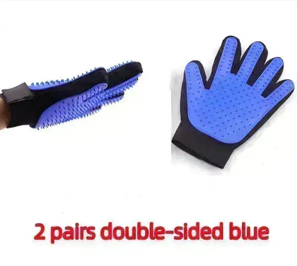 Silicone Pet Hair Removal Glove Comb Pet Grooming Gloves Brush
