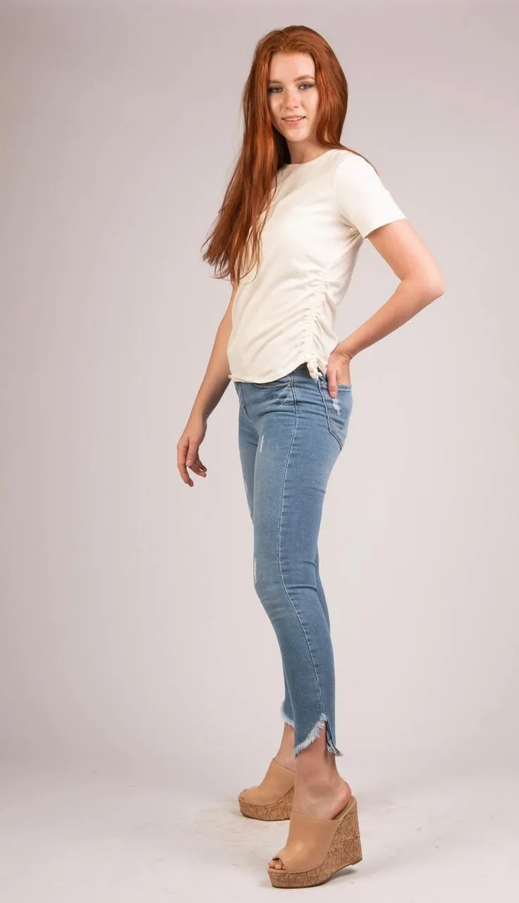 Two Sided Corded T-shirt - S2110b